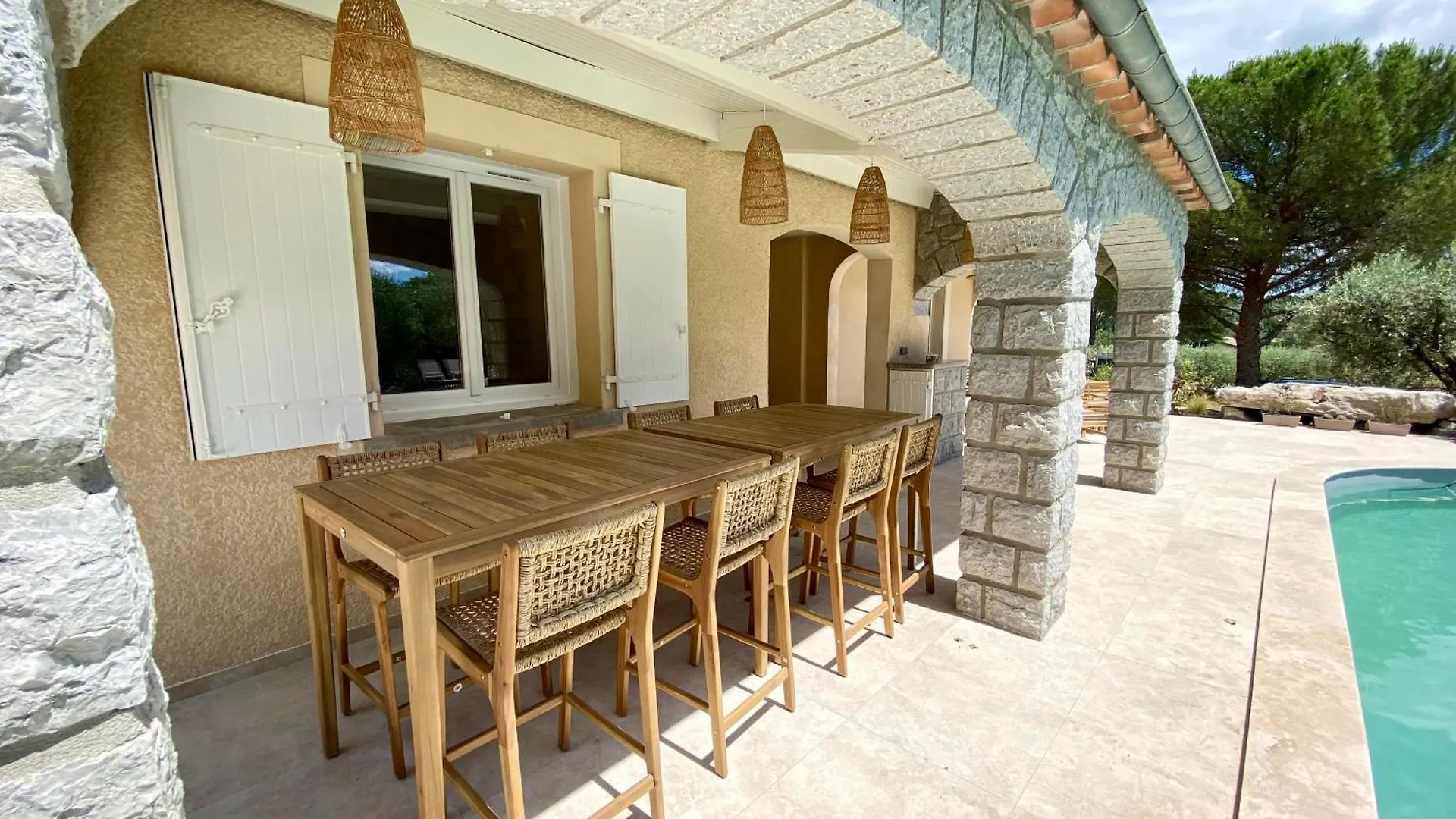 Maison Pour 12P, Piscine A Debordement Chauffee D'Avril A Octobre Inclus Ruoms