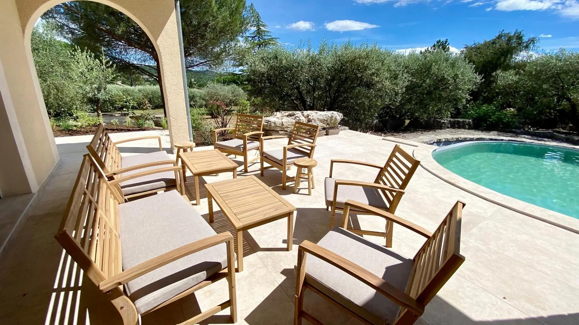 Maison Pour 12P, Piscine A Debordement Chauffee D'Avril A Octobre Inclus Ruoms 0*,